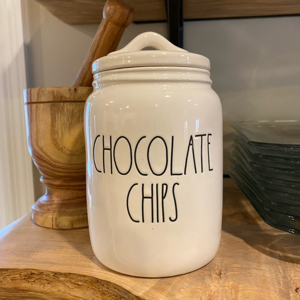 Rae Dunn Chocolate Chips Canister Jar